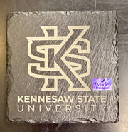 Kennesaw State University Slate Coaster